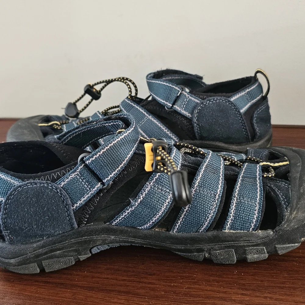 KEEN Newport H2 Kids Bluish Green Waterproof Sandals, Shoes